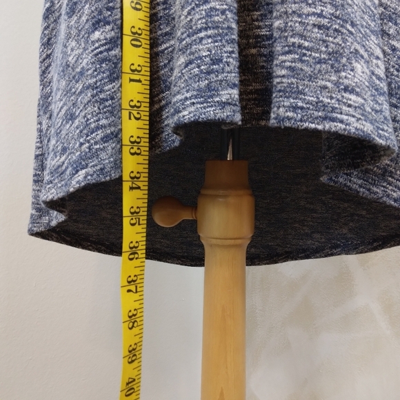 Size SP American Eagle Spaghetti Strap Sweater Dress Racer Back Heather Blue - Picture 4 of 7